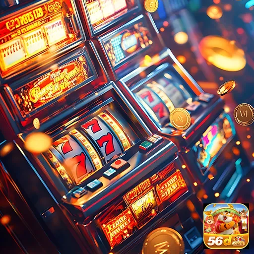 Ilustração de Explore Slots e Live Gaming com 56d com Apoio Rápido