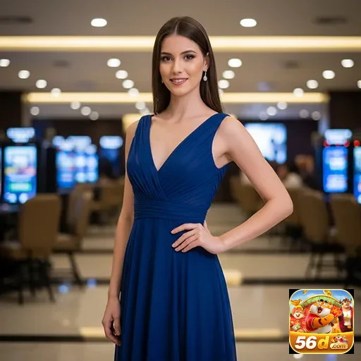 Ilustração de Explore Slots e Live Gaming com 56d com Apoio Rápido