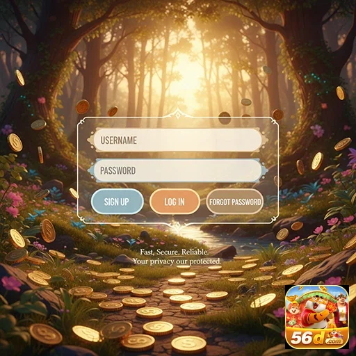 Ilustração de Acesse o cassino online 56d com login rápido e seguro